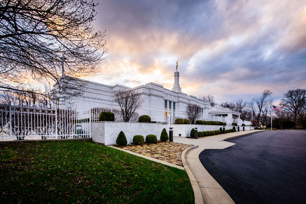 Louisville Temple - From the Side by Scott Jarvie