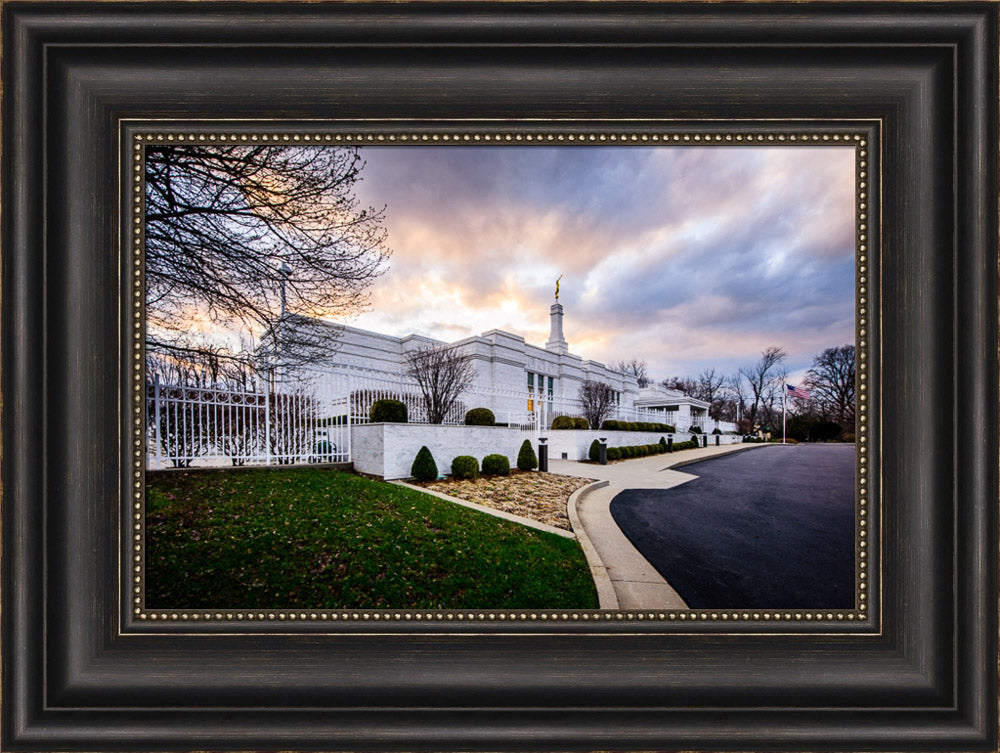Louisville Temple - From the Side by Scott Jarvie