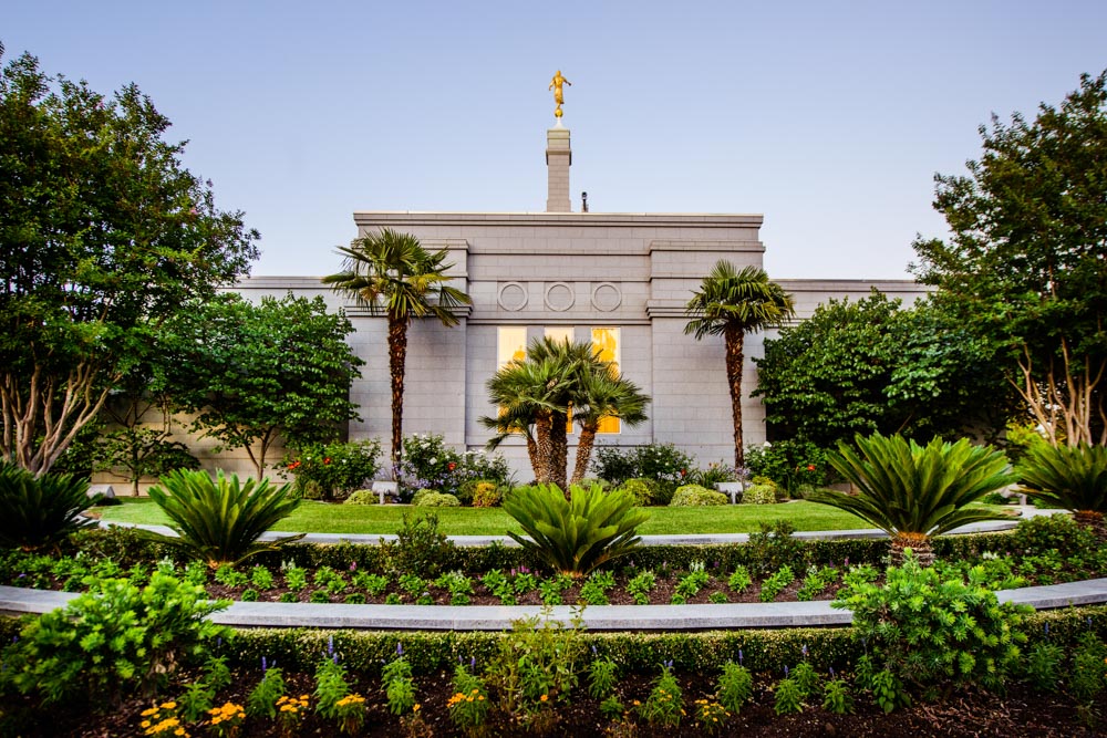 Fresno Temple - Garden View by Scott Jarvie
