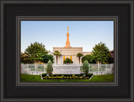 Fresno Temple - Sign Symmetry by Scott Jarvie