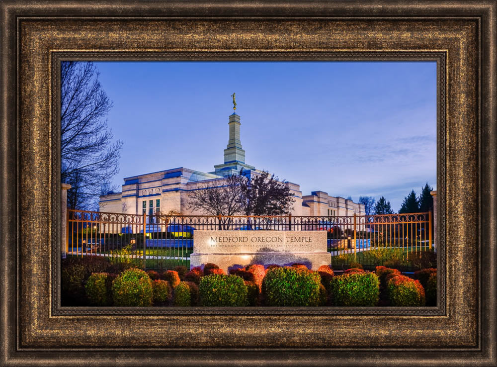 Medford Temple - Sign by Scott Jarvie