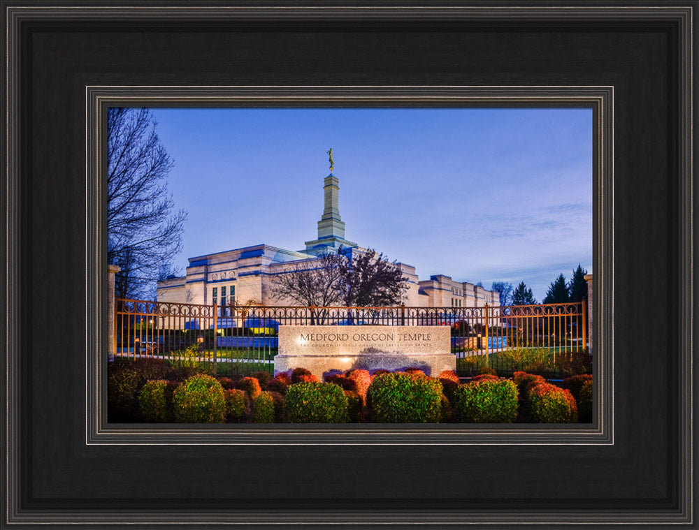 Medford Temple - Sign by Scott Jarvie