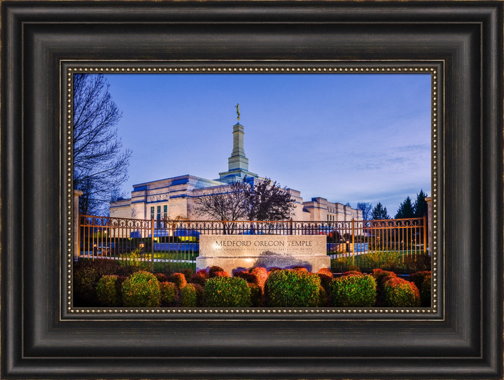 Medford Temple - Sign by Scott Jarvie