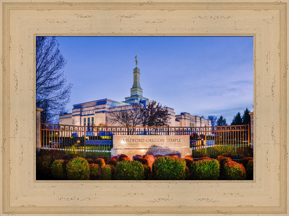 Medford Temple - Sign by Scott Jarvie
