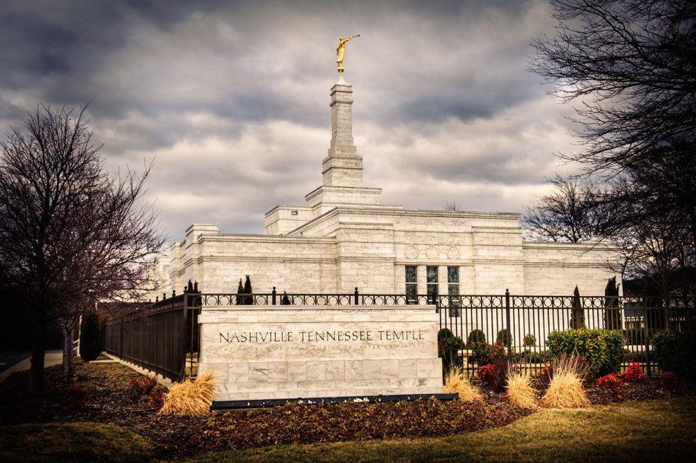 Nashville Temple - Sign by Scott Jarvie