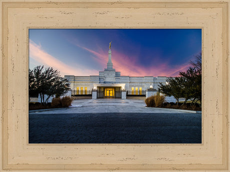 Oklahoma City Temple - Sunset Clouds by Scott Jarvie