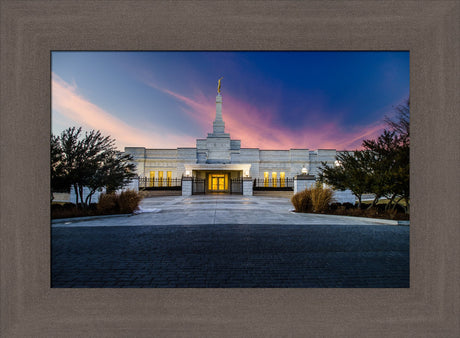 Oklahoma City Temple - Sunset Clouds by Scott Jarvie