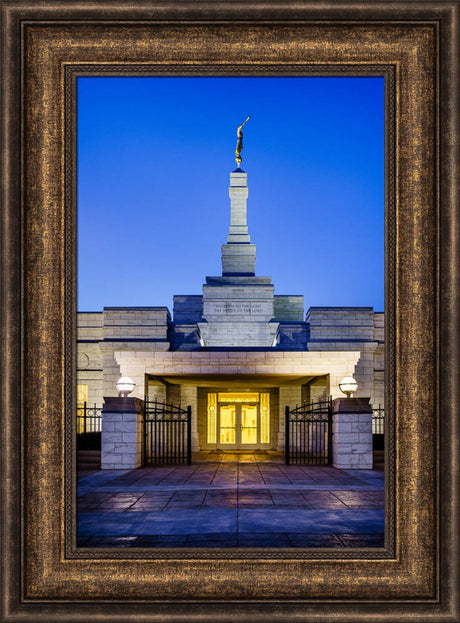 Oklahoma City Temple - Twilight by Scott Jarvie