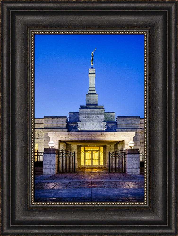 Oklahoma City Temple - Twilight by Scott Jarvie | Altus Fine Art