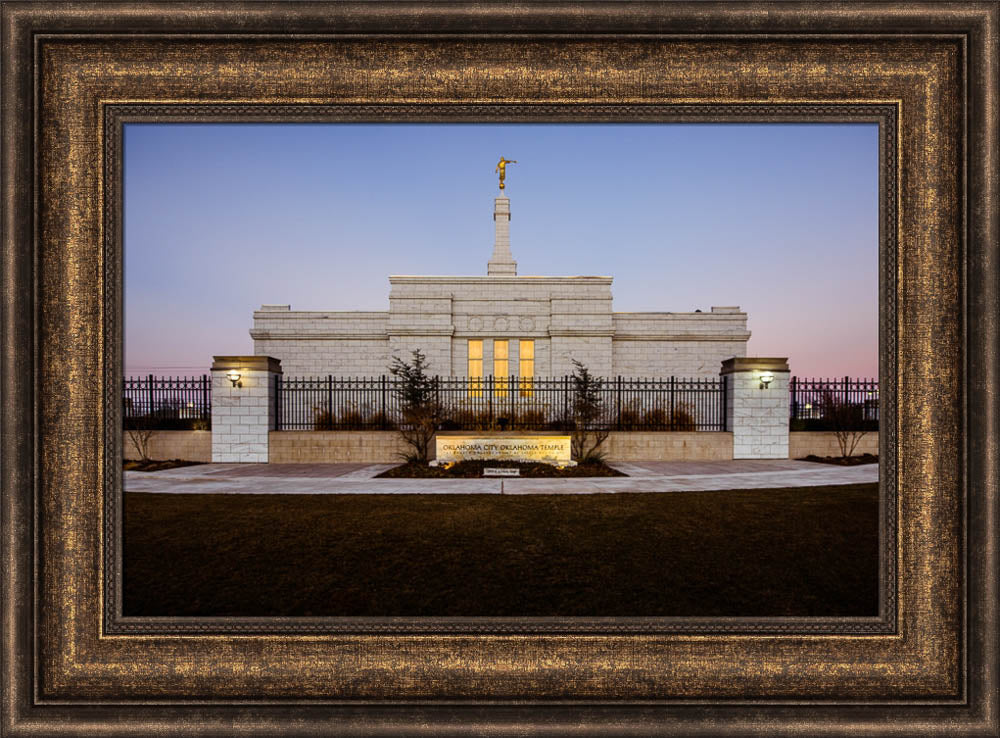 Oklahoma City Temple - From the Side by Scott Jarvie