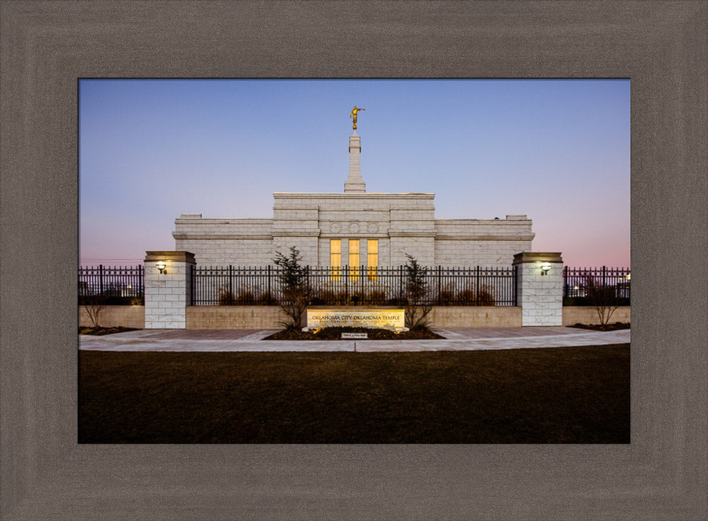 Oklahoma City Temple - From the Side by Scott Jarvie
