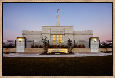 Oklahoma City Temple - From the Side by Scott Jarvie