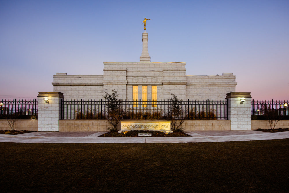 Oklahoma City Temple - From the Side by Scott Jarvie