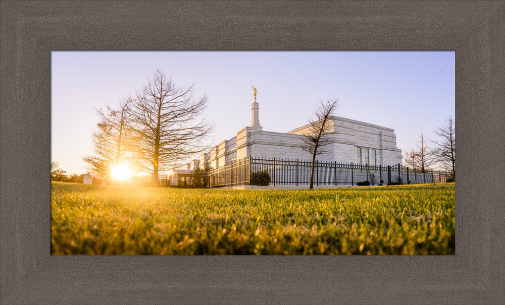 Oklahoma City Temple - Setting Sun by Scott Jarvie