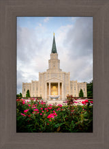 Houston Temple - Temple -Flowers by Scott Jarvie