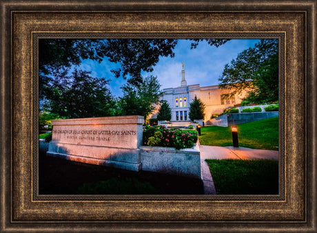 Winter Quarters Temple - Sign by Scott Jarvie