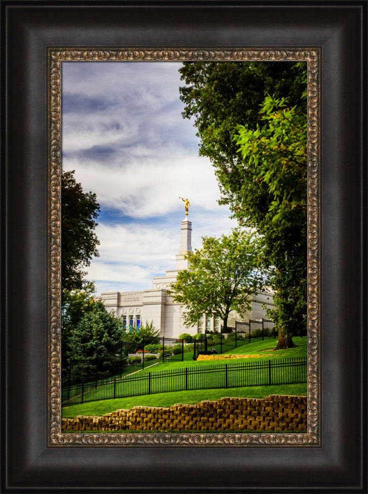 Winter Quarters Temple - On a Hill by Scott Jarvie