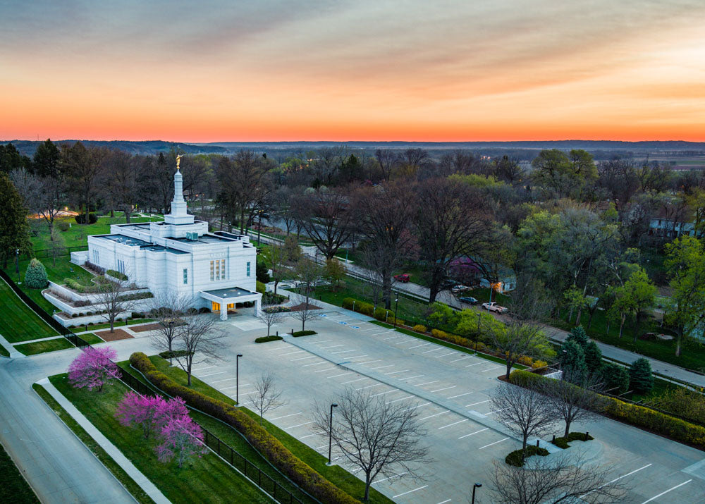 Winter Quarters Temple - Quiet Sunrise by Scott Jarvie