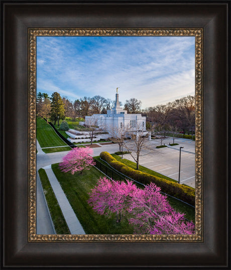 Winter Quarters Temple - Purple Spring by Scott Jarvie