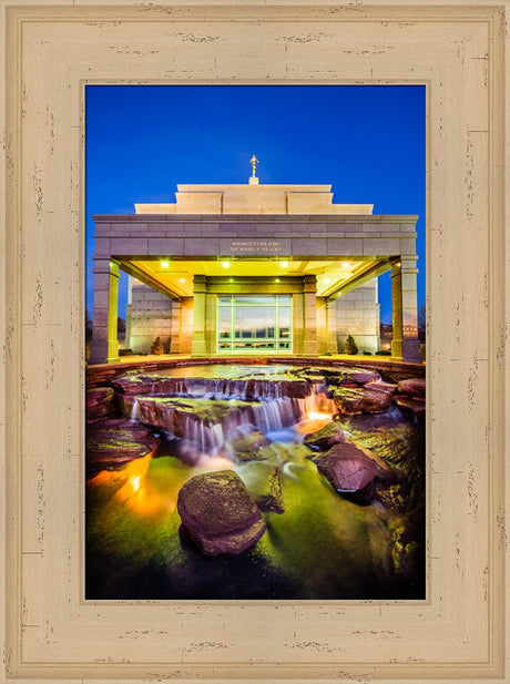 Snowflake Temple - Water Feature by Scott Jarvie