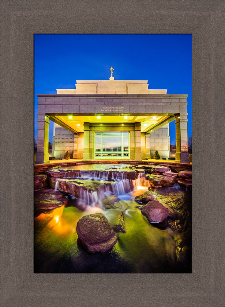 Snowflake Temple - Water Feature by Scott Jarvie