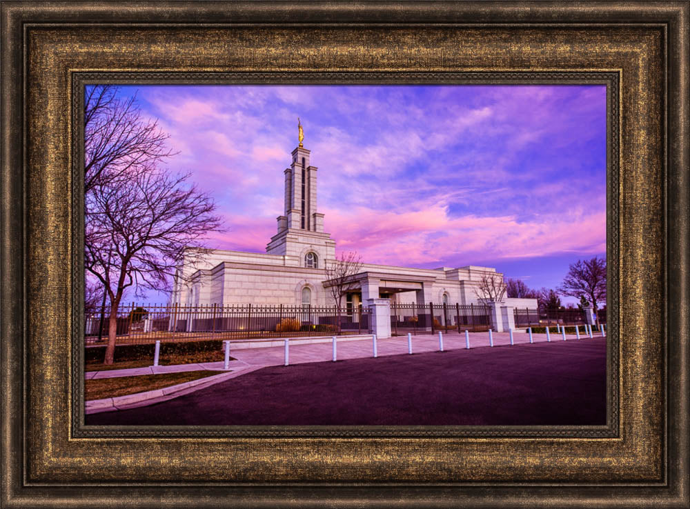 Lubbock Temple - Sunrise from the Left by Scott Jarvie