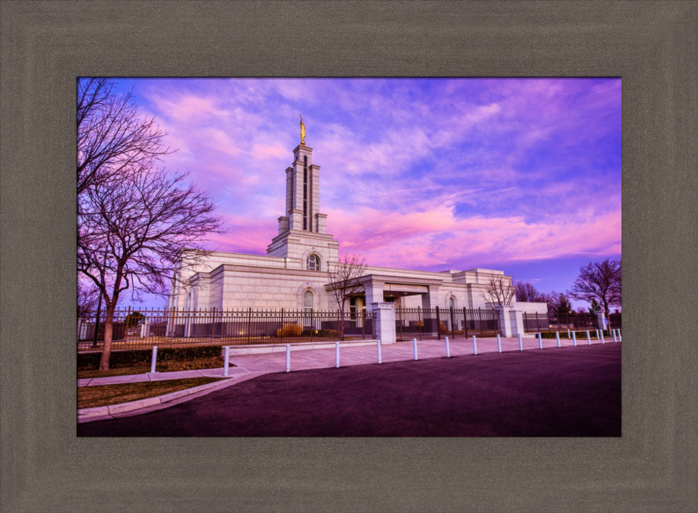 Lubbock Temple - Sunrise from the Left by Scott Jarvie