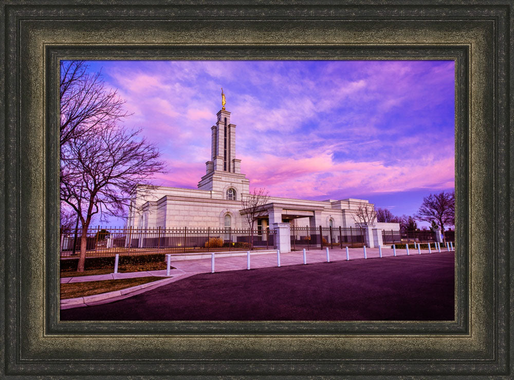 Lubbock Temple - Sunrise from the Left by Scott Jarvie