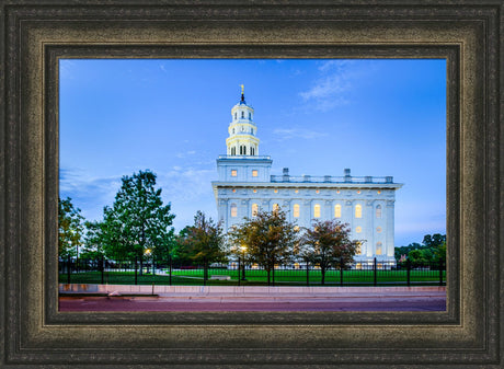 Nauvoo Temple - All Lit Up by Scott Jarvie