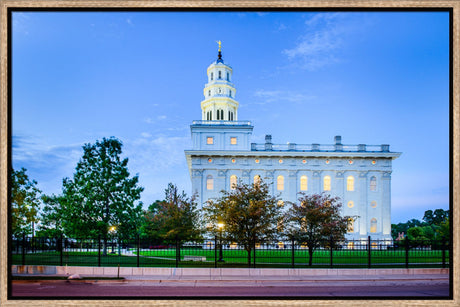 Nauvoo Temple - All Lit Up by Scott Jarvie