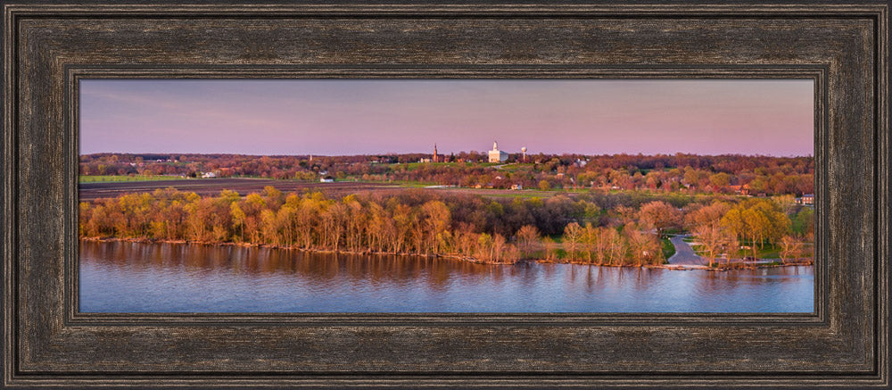 Nauvoo Temple - In the Distance by Scott Jarvie
