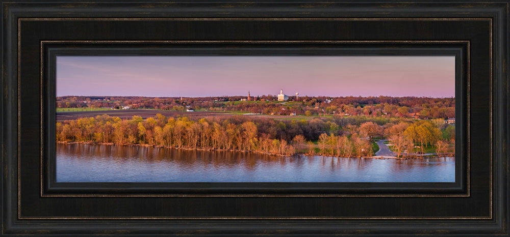 Nauvoo Temple - In the Distance by Scott Jarvie