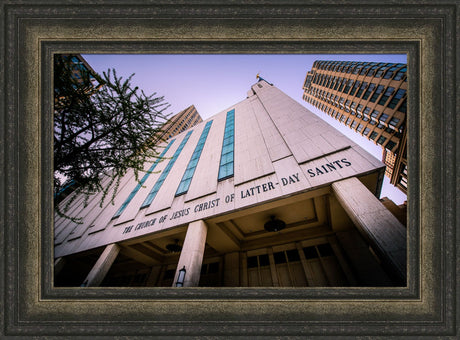 Manhattan Temple - From Below by Scott Jarvie