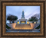 San Antonio Temple - Fountain from the Front by Scott Jarvie