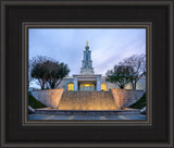 San Antonio Temple - Fountain from the Front by Scott Jarvie