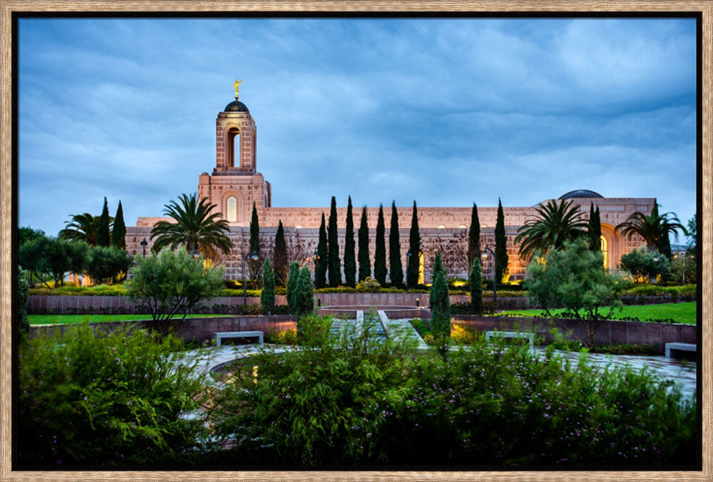 Newport Beach Temple - Wind Blown by Scott Jarvie