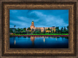 Newport Beach Temple - After Morning Rain Storm by Scott Jarvie