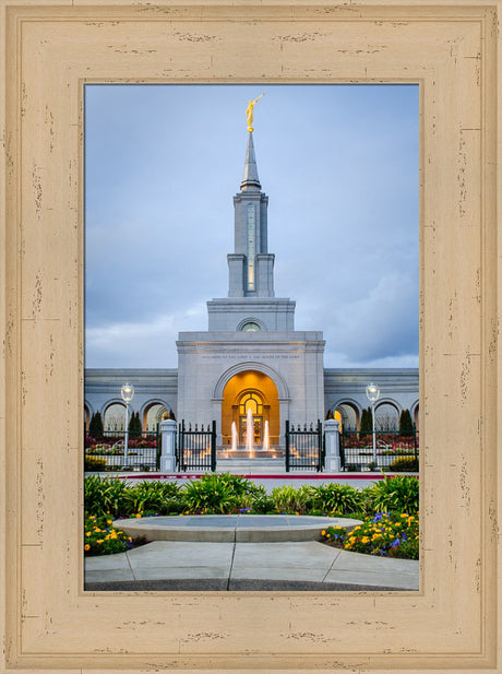 Sacramento Temple - Front Vertical by Scott Jarvie