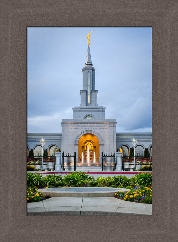 Sacramento Temple - Front Vertical by Scott Jarvie