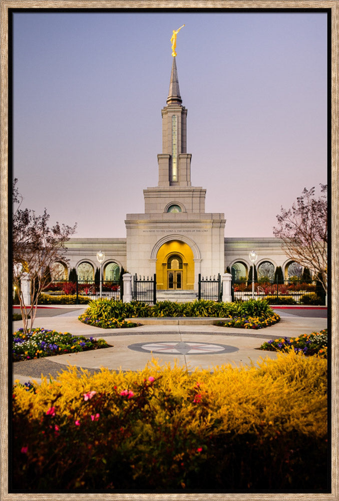 Sacramento Temple - Fall Garden by Scott Jarvie