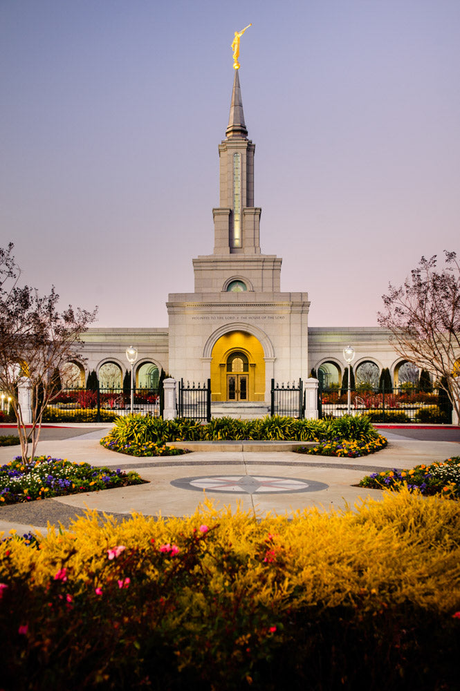 Sacramento Temple - Fall Garden by Scott Jarvie