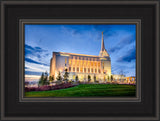 Rexburg Temple - Twilight from the Side by Scott Jarvie