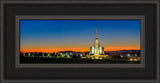 Rexburg Temple - Red Twilight by Scott Jarvie