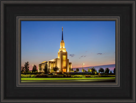 Twin Falls Temple - Horizontal by Scott Jarvie