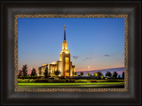 Twin Falls Temple - Horizontal by Scott Jarvie