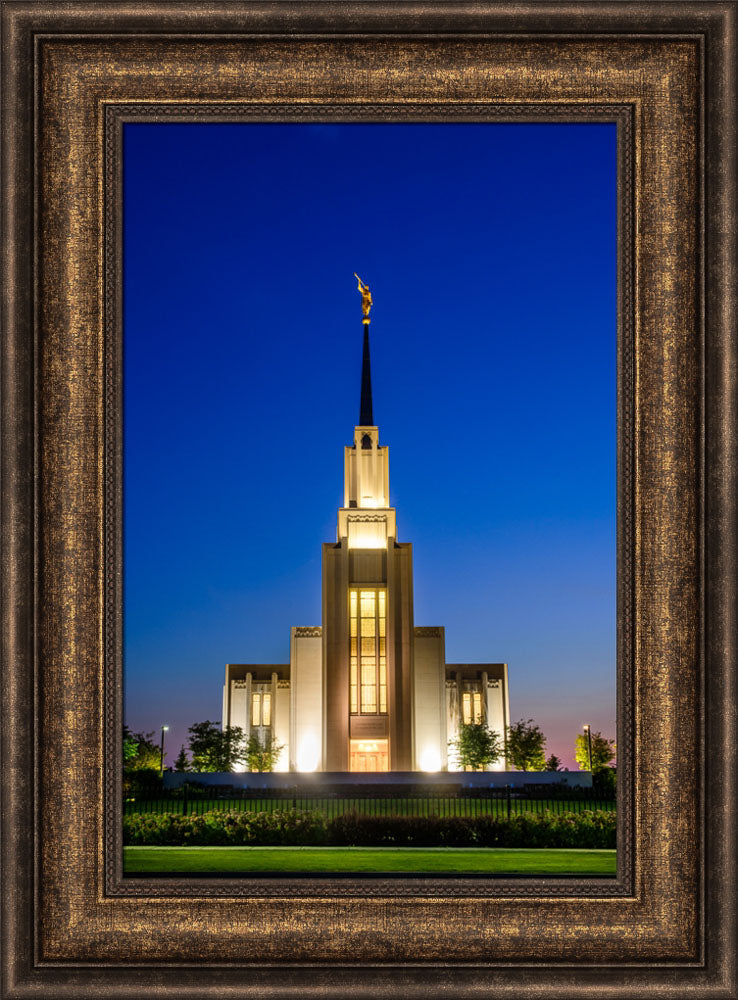 Twin Falls Temple - Twilight by Scott Jarvie