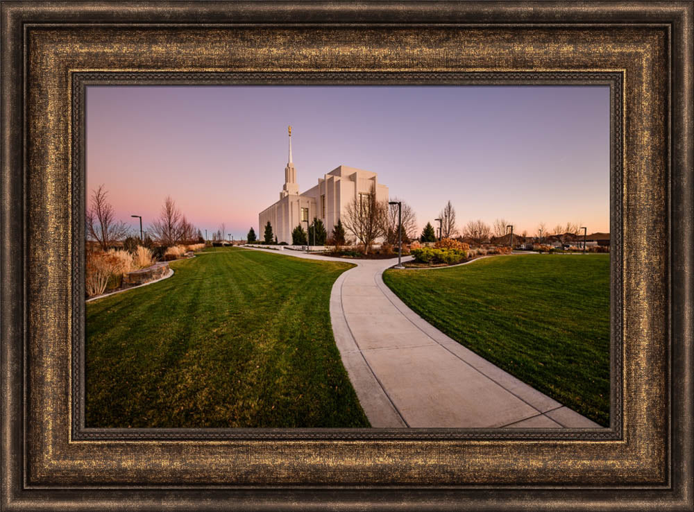 Twin Falls Temple - The Path to the Temple by Scott Jarvie