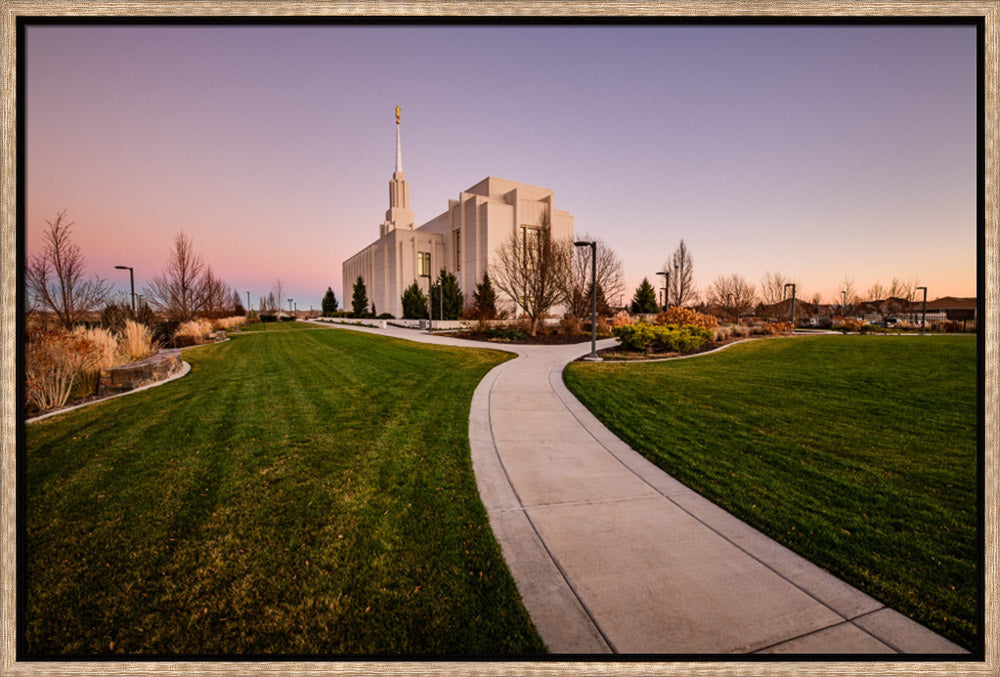 Twin Falls Temple - The Path to the Temple by Scott Jarvie