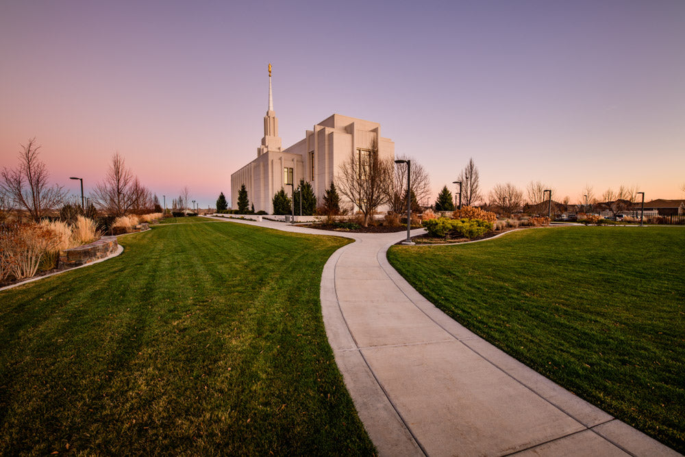 Twin Falls Temple - The Path to the Temple by Scott Jarvie