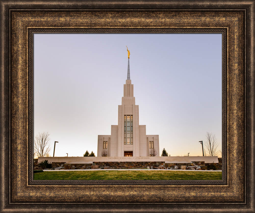 Twin Falls Temple - Temple Sign by Scott Jarvie